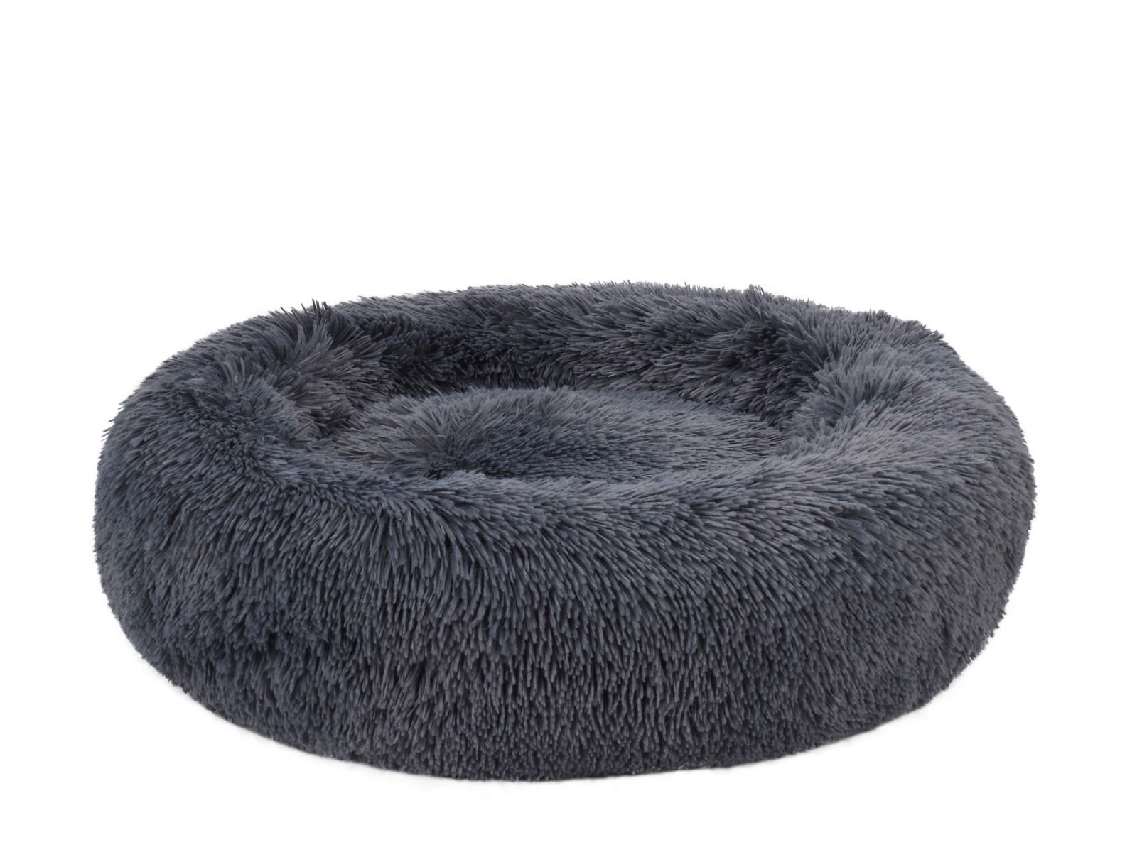 Meldgaard    Fluffy Donut Hunde  Og Katteseng  Koksgrå S L   Seng Til Kæledyr   Polyester Quot Quot Fleece   Alt Til Hunden