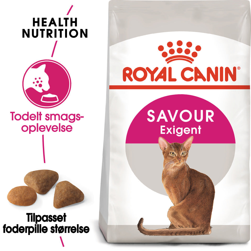 Royal Canin    Royal Canin Savour Exigent Adult Tørfoder Til Kat 10kg   Kattefoder   Det Bedste Til Katten
