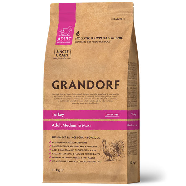 Grandorf Hundefoder med Kalkun 10kg - Kvalitet til din hund
