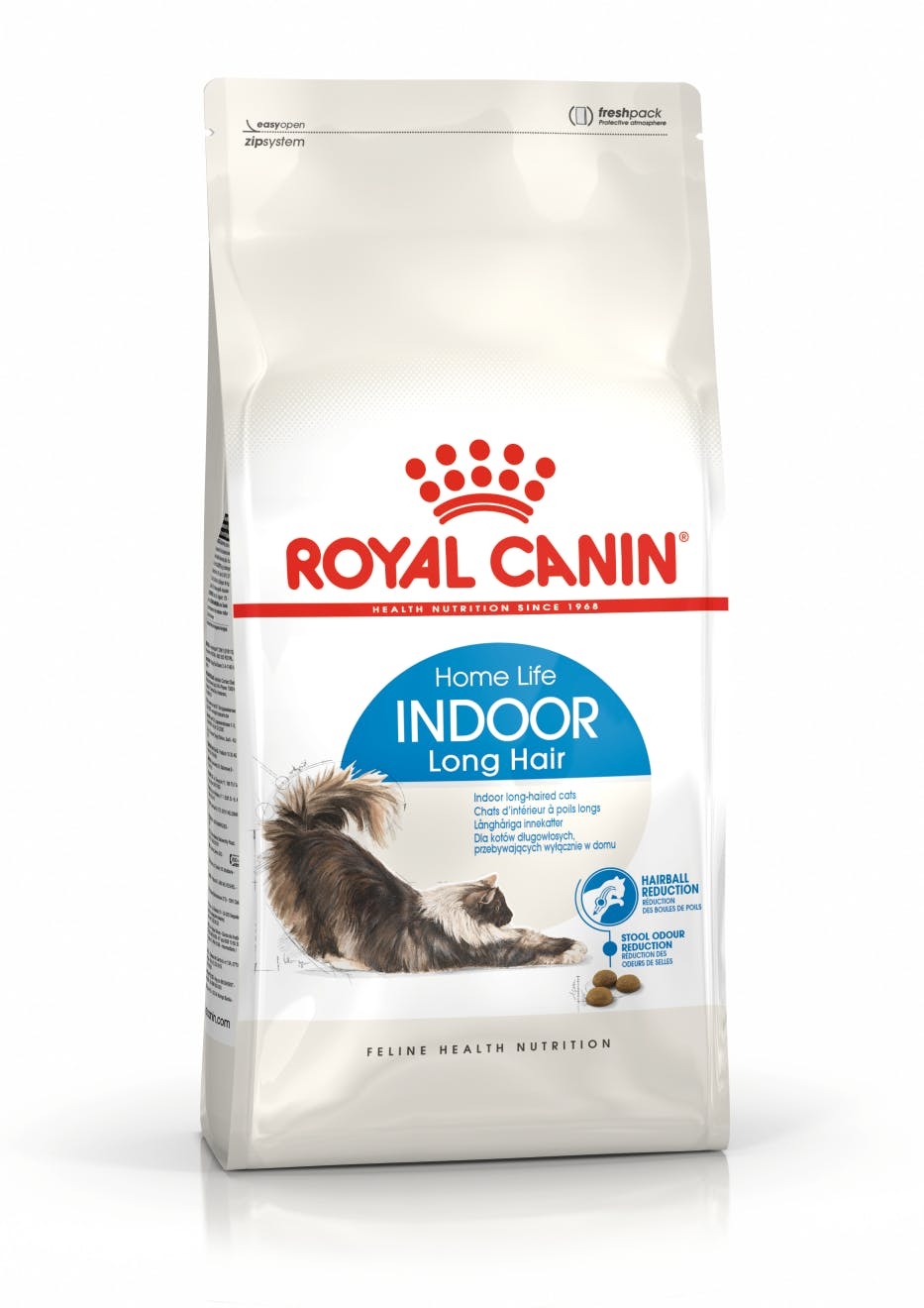 Royal Canin Indoor Foder til Langhårede Katte 10kg