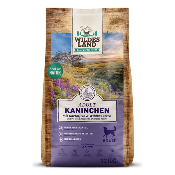 Wildes Land Classic Adult Rabbit  12 Kg