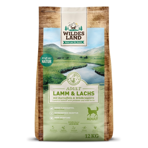 Wildes Land Classic Adult Lamb   Salmon  12 Kg