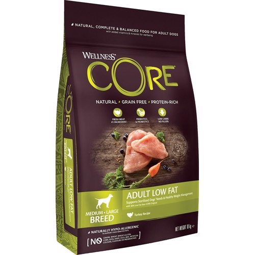 Core Voksen Hundefoder med Lavt Fedtindhold - 10 Kg