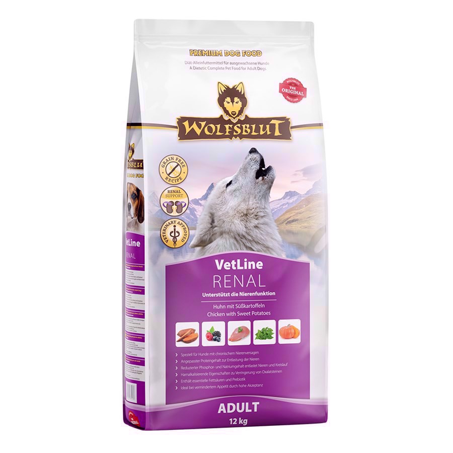 Wolfsblut Vetline Renal Hundefoder 12 Kg - Specialtilbud!
