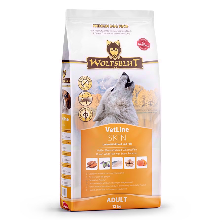 Wolfsblut Vetline Skin Coat 12 Kg - Foder til sund pels