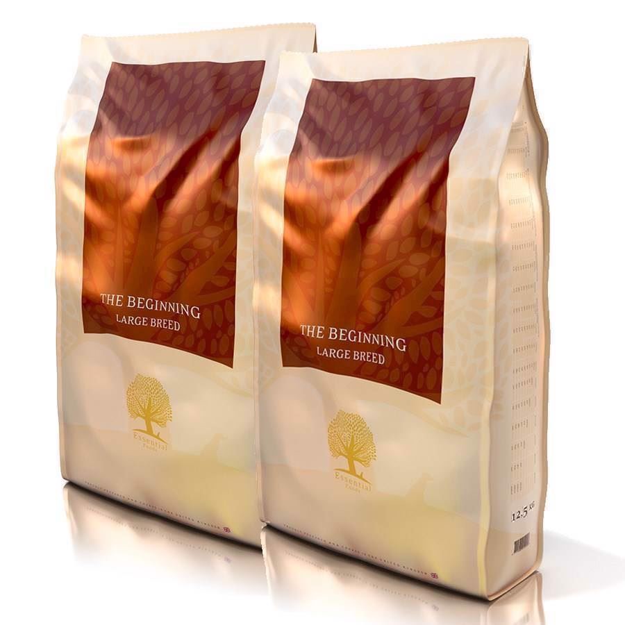 2 X 10 Kg Essential The Beginning Hundefoder til Store Racer