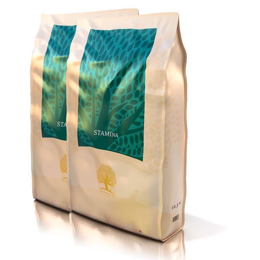 2 X 10 Kg Essential Stamina Højenergifoder til Hunde