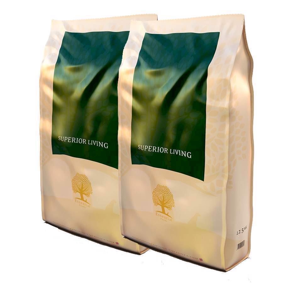 2 X 10 Kg Essential Superior Living Hundefoder Tilbud