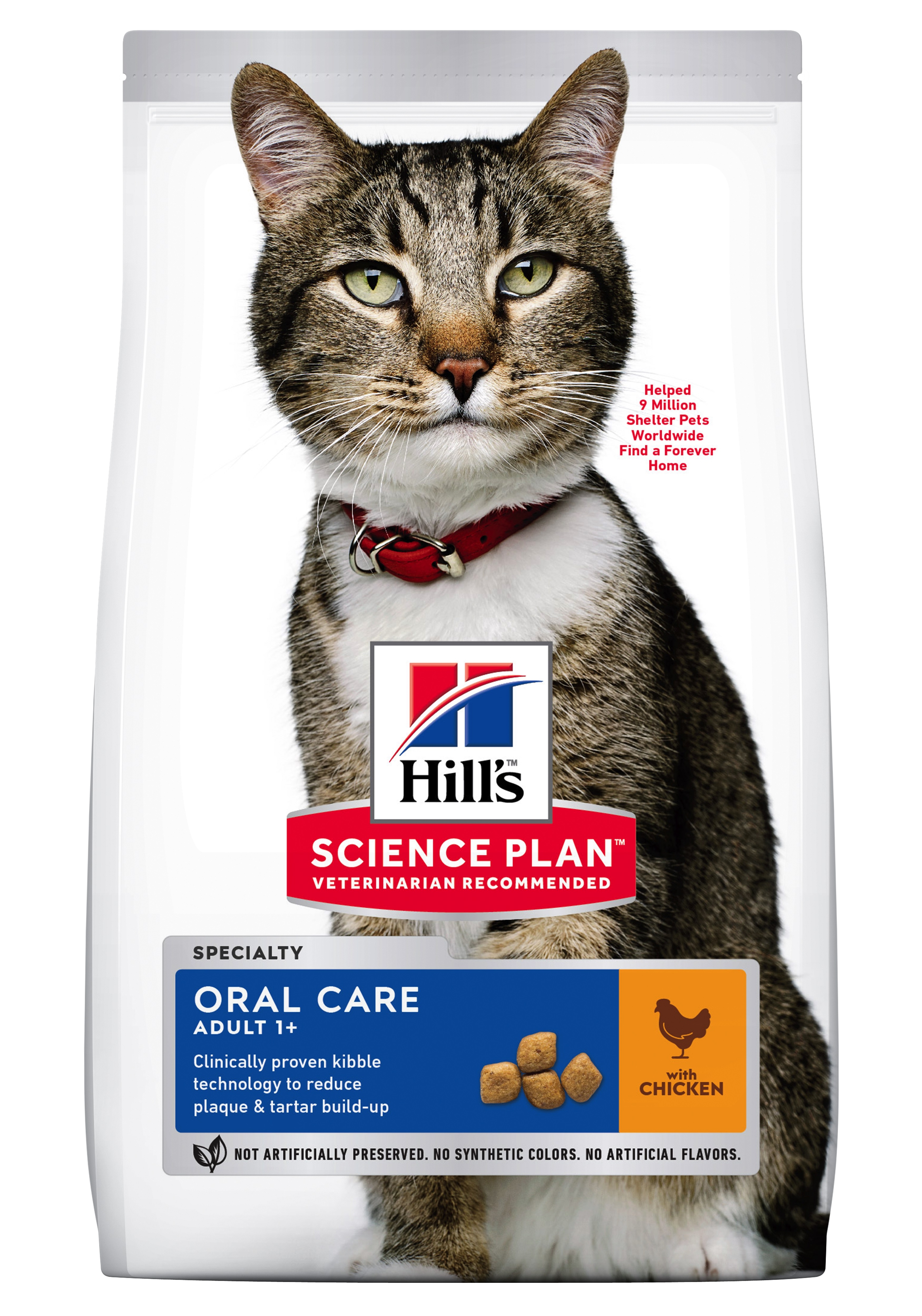 Hill's Science Plan Kattefoder med Kylling 7kg - Tandpleje