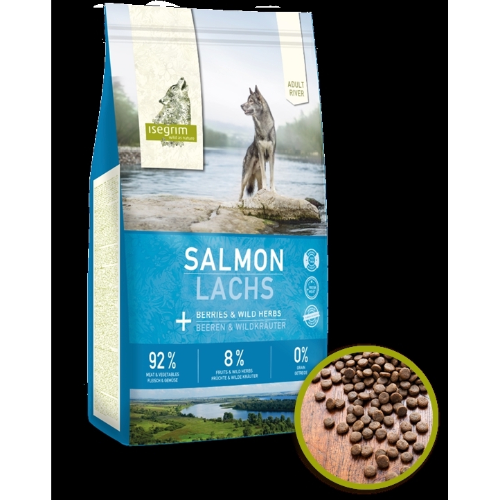 Isegrim Adult River Tørfoder  Salmon 12 Kg