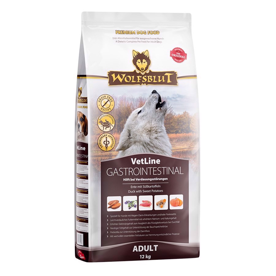 Wolfsblut Vetline Gastrointestinal Foder 12 Kg på tilbud!