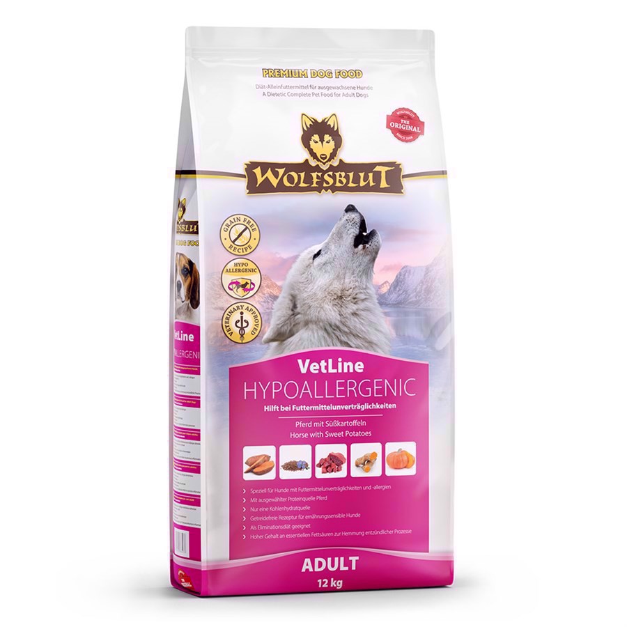 Wolfsblut Vetline Hypoallergenisk Hundefoder 12 Kg