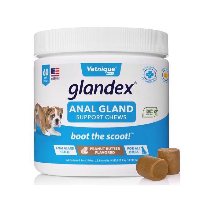 Glandex Soft Chew 120 Stk - Fordøjelsesstøtte til Hunde
