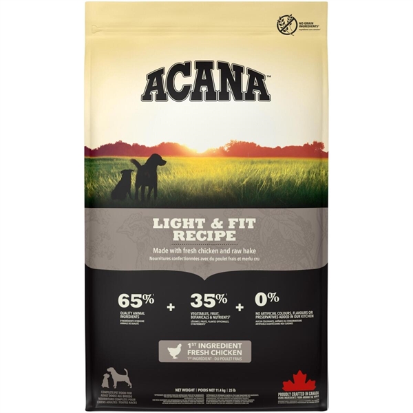 Acana Light And Fit Recipe  11 4 Kg