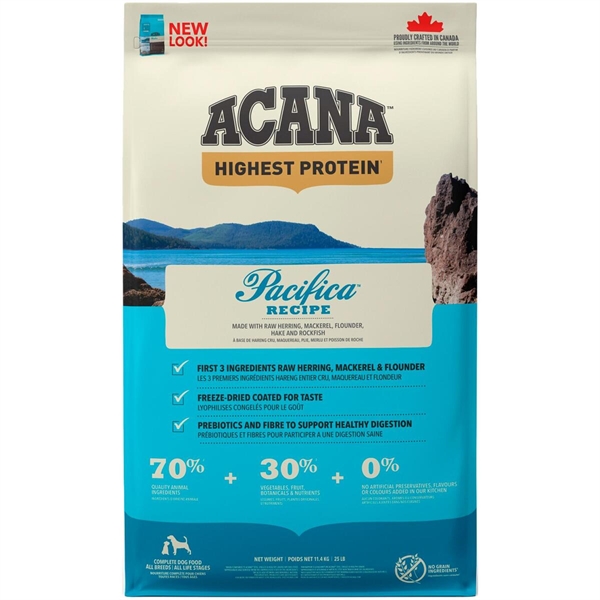 Acana Pacifica Recipe Hundefoder  11 4 Kg