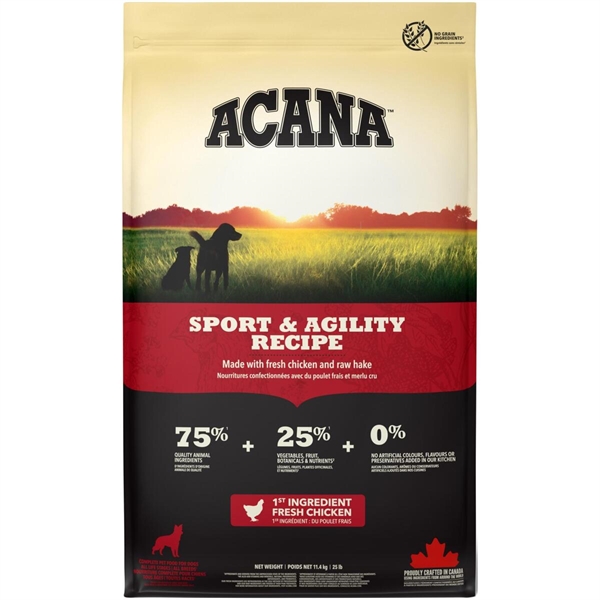 Acana Sport Og Agility Recipe  11 4 Kg