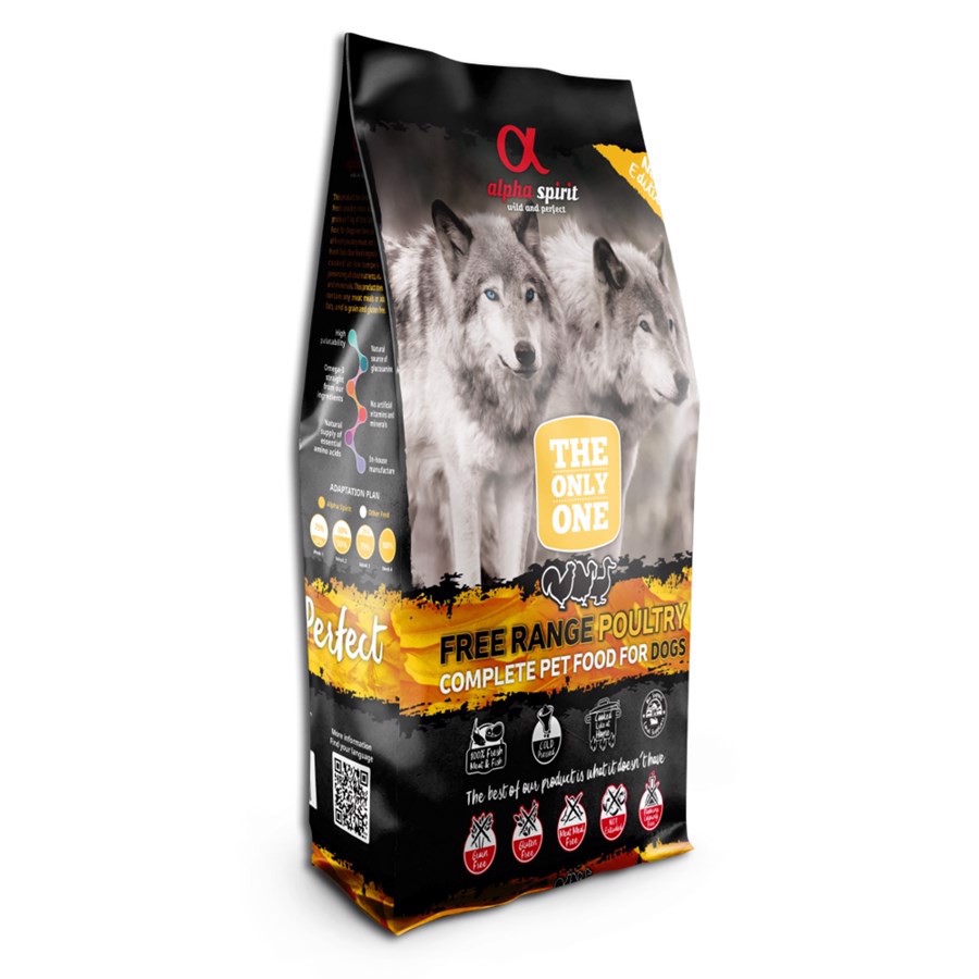 Alpha Spirit The Only One Kylling 12 Kg Hundefoder