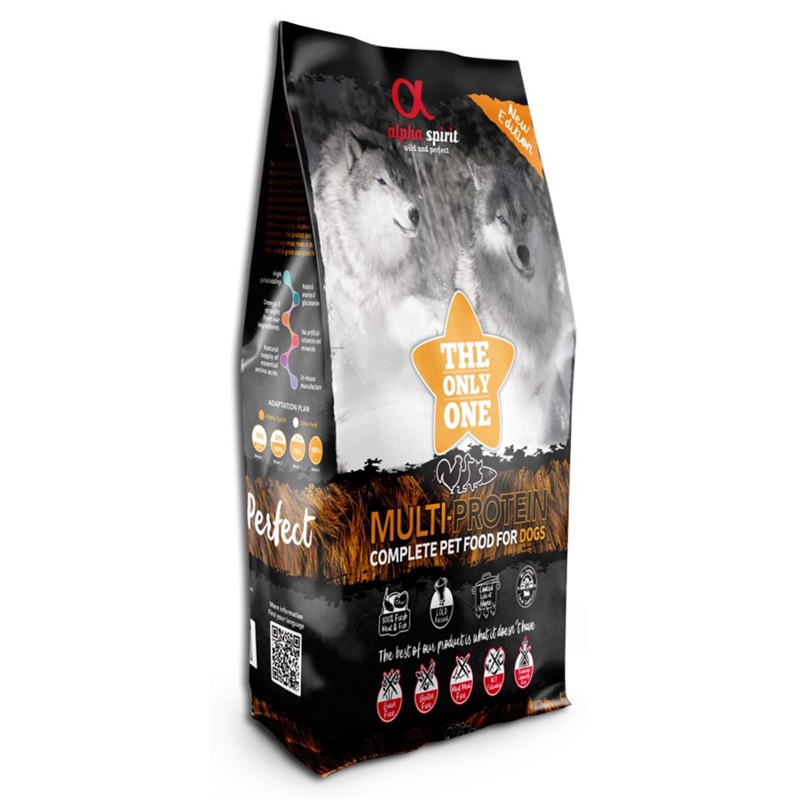Alpha Spirit The Only One Multiprotein 12 Kg - Fantastisk Foder!